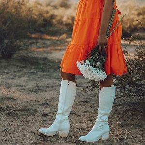 White Cowboy Boots